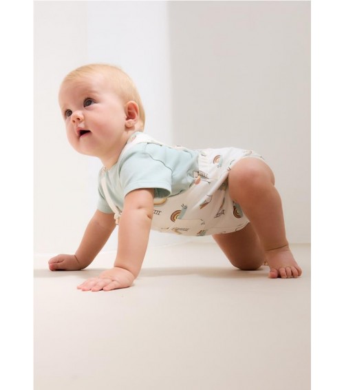 Peto corto estampado recién nacido 1645