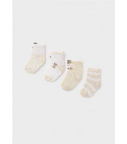 Set 4 calcetines recién nacida 9054