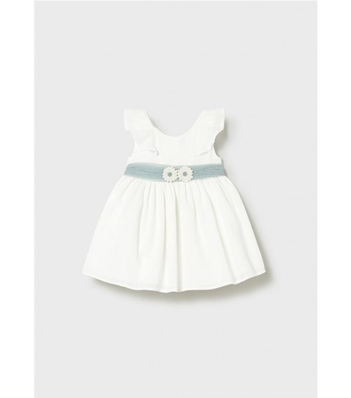 Vestido tul con fajín bebé 1903