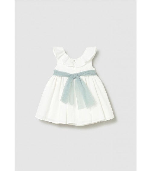 Vestido tul con fajín bebé 1903