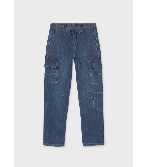 Pantalón vaquero cargo chico 6570