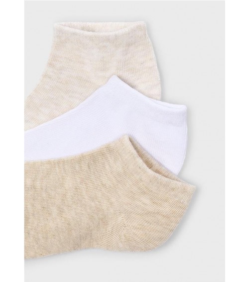 Set 3 calcetines lisos niño 10181