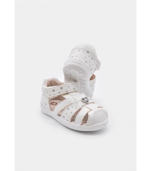 Sandalia cangrejera piel bebé 41719