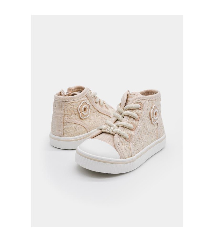 Botín deportivo flor bebé 41721