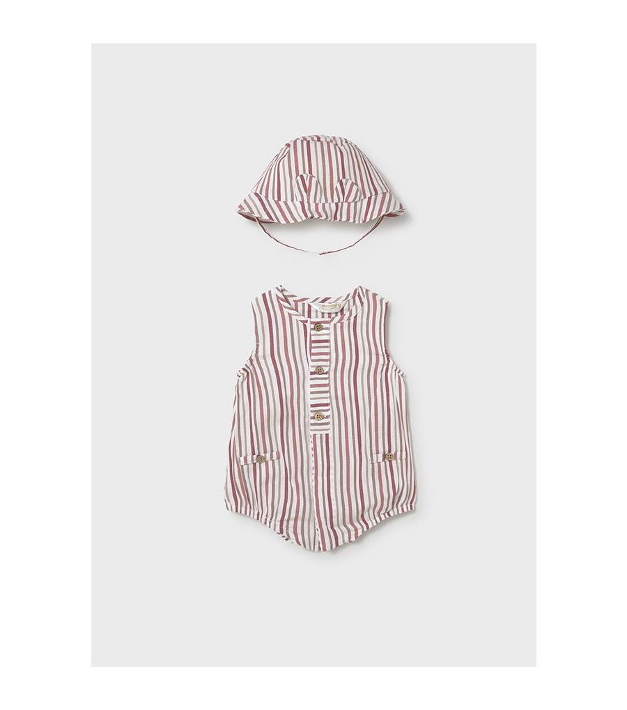 Pelele estampado con gorro recién...