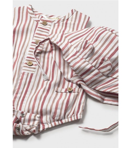 Pelele estampado con gorro recién nacido 1614