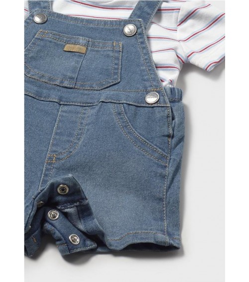 Conjunto peto y camiseta recién nacido 1623