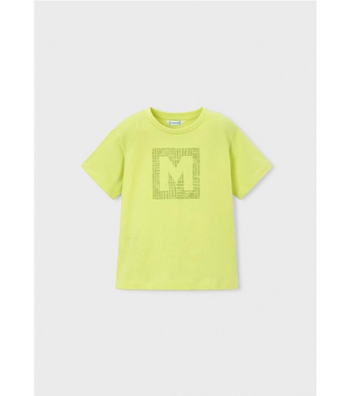 Camiseta básica letra niño 170