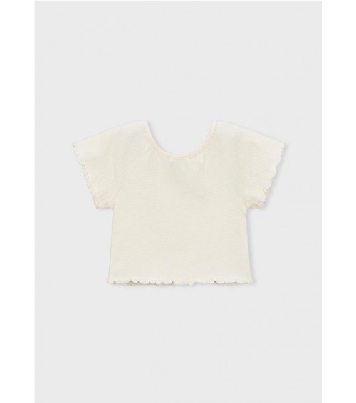 Camiseta con volantes niña 3014