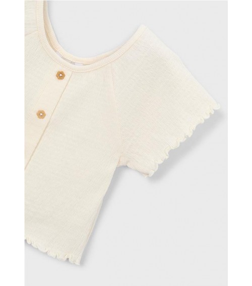 Camiseta con volantes niña 3014