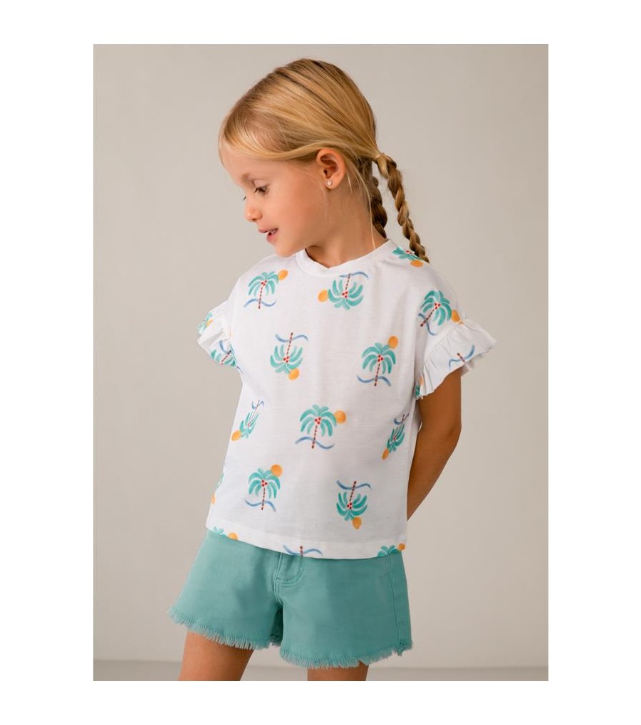Camiseta estampada niña 3018