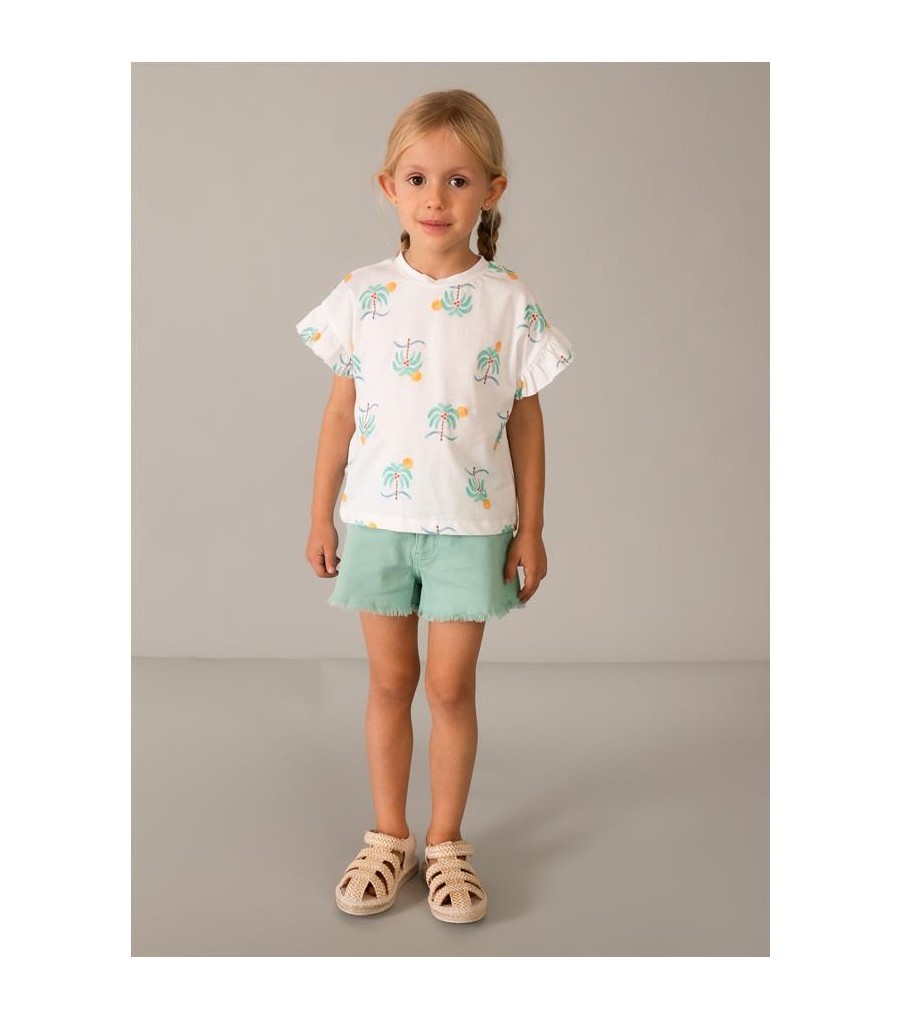 Camiseta estampada niña 3018 2