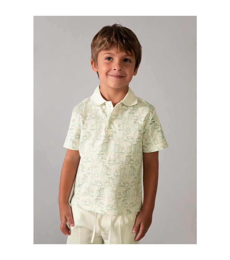 Polo estampado niño 3104 2