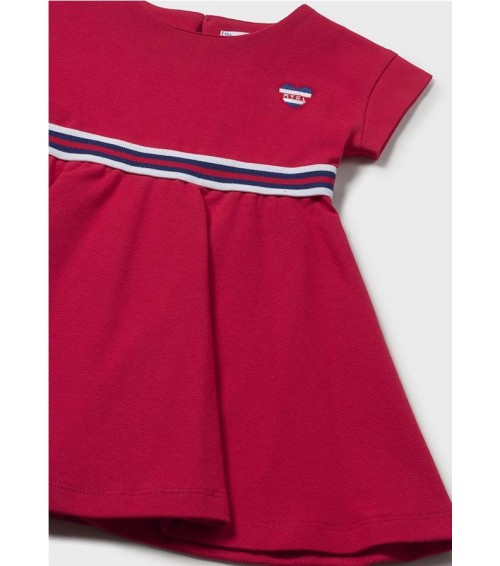 Vestido con detalle a contraste bebé 1918