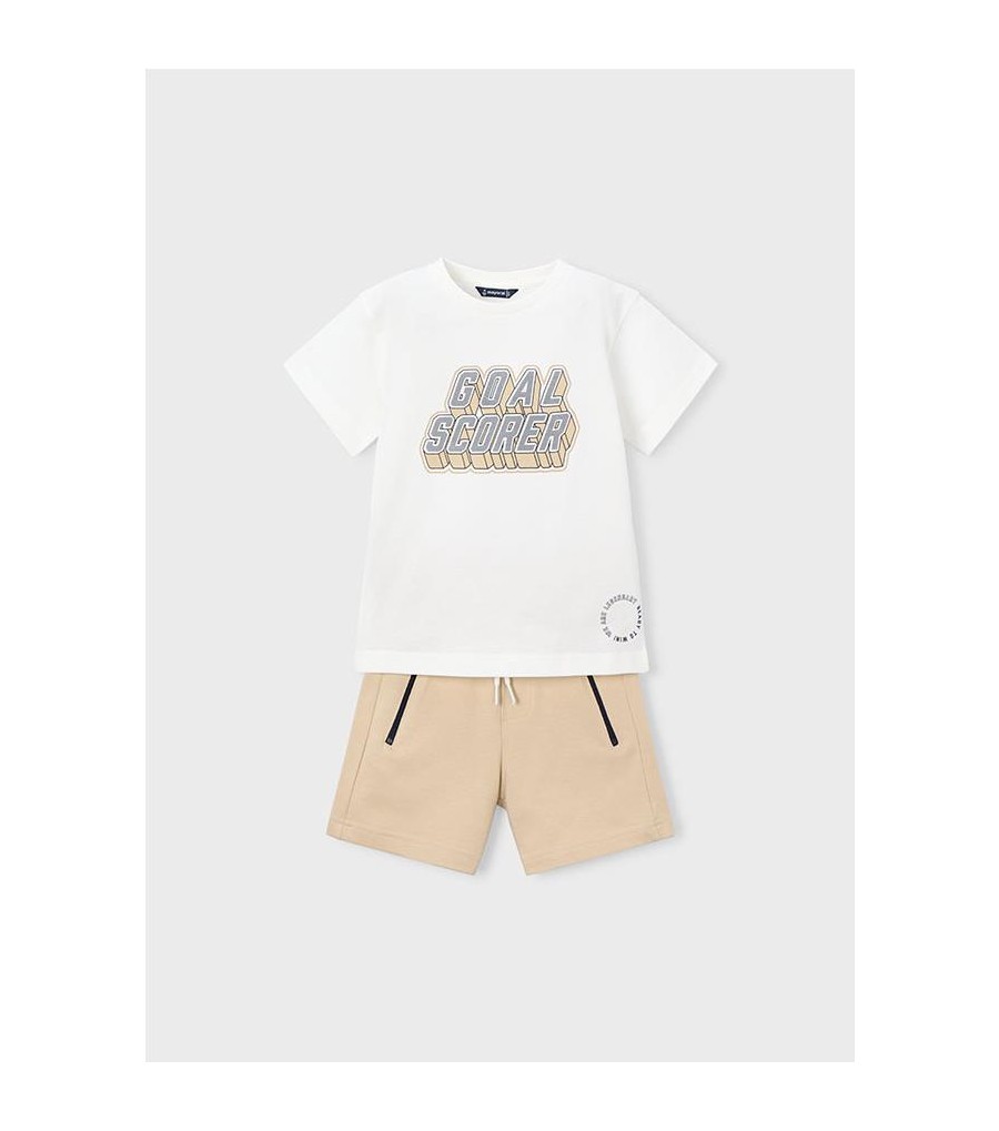 Conjunto pantalón y camiseta letras...