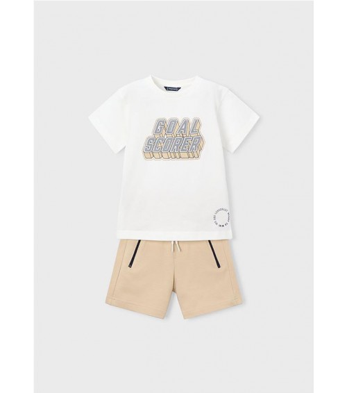 Conjunto pantalón y camiseta letras niño 3606