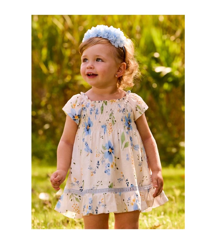 Vestido estampado bebé 1992