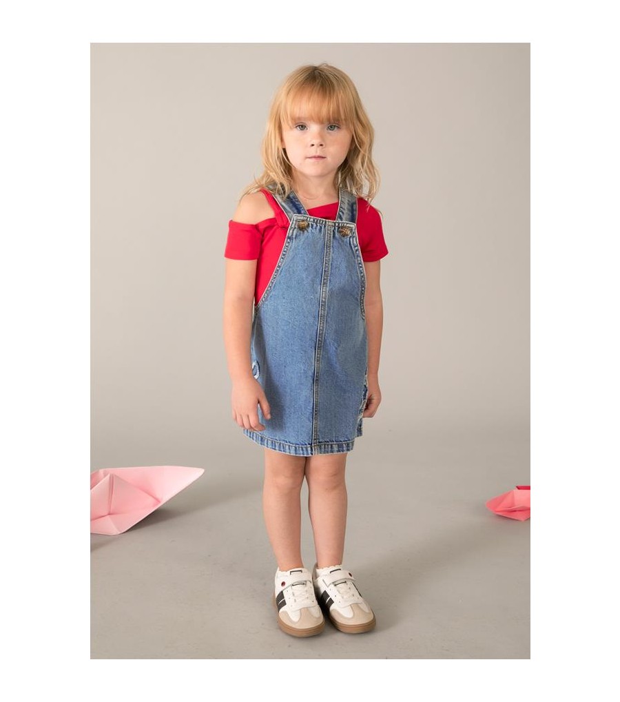 Peto vaquero fluido niña 3910