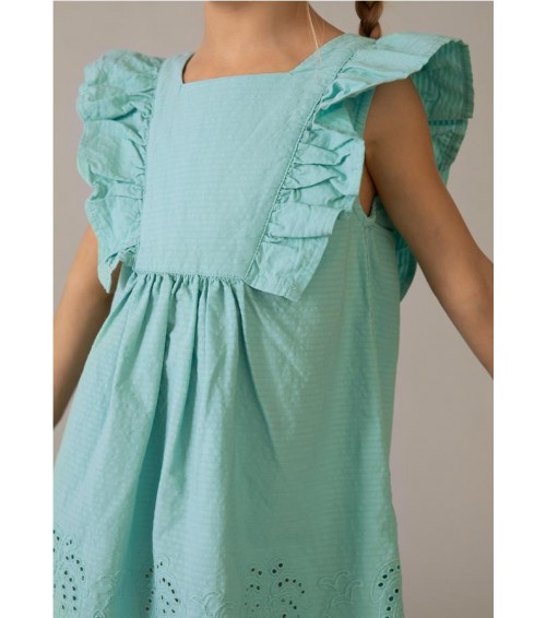 Vestido con calados niña 3939