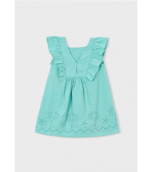 Vestido con calados niña 3939