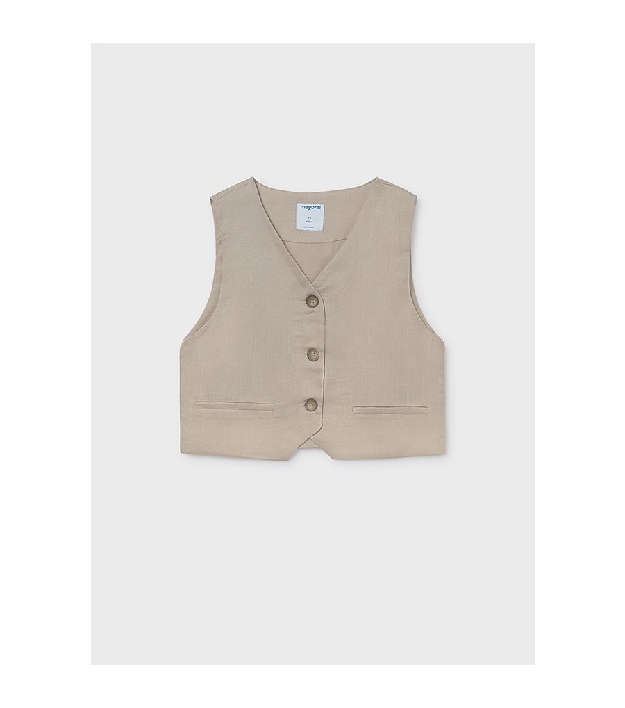 Chaleco botones chica 6355