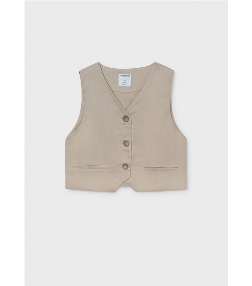 Chaleco botones chica 6355