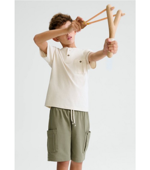 Conjunto bermuda y camiseta punto chico 6686