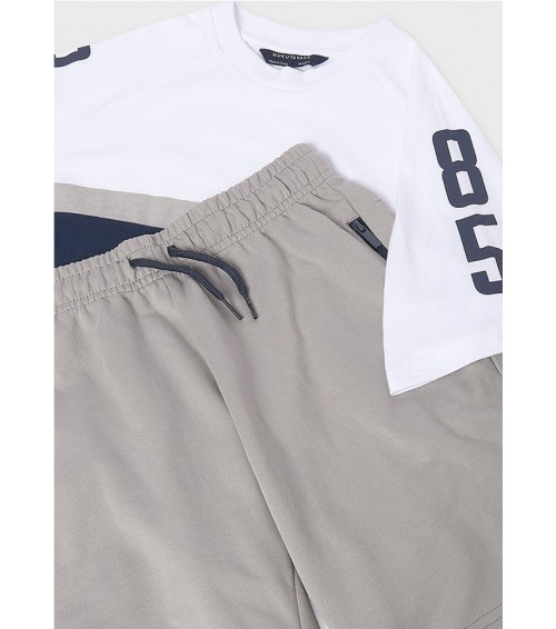 Conjunto bermuda y camiseta bloque chico 6688
