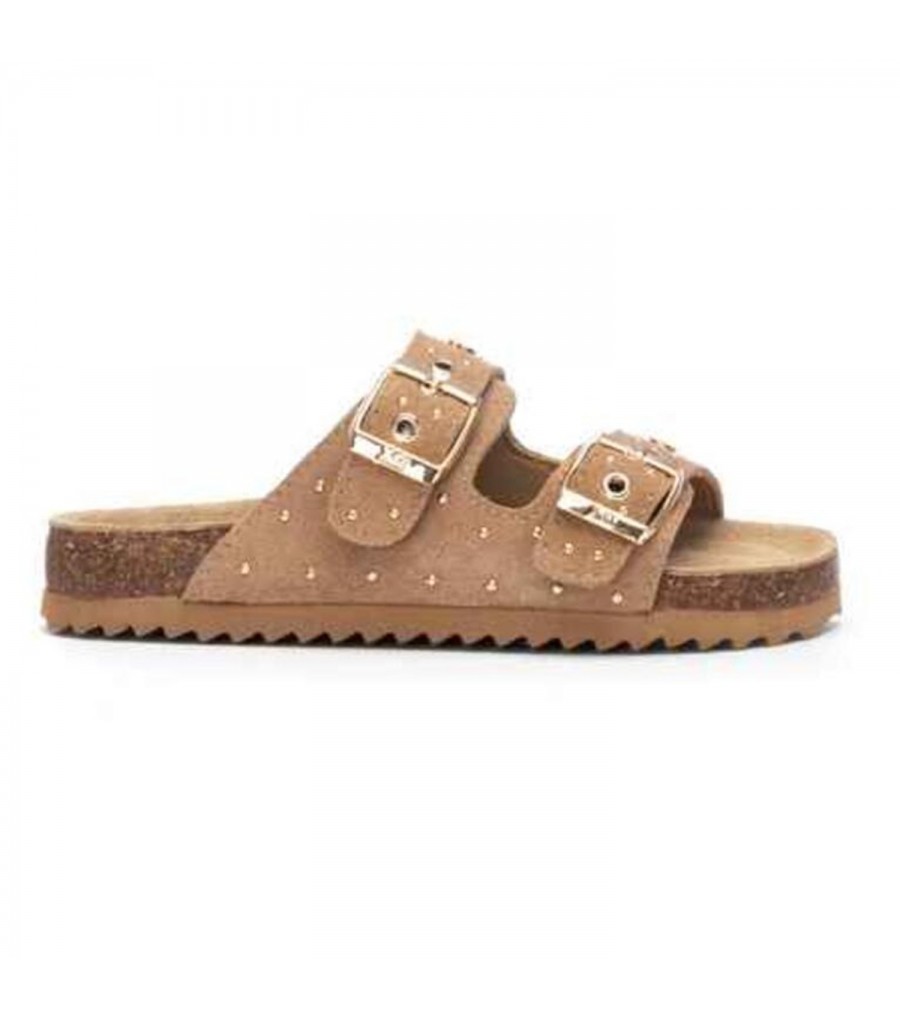 SANDALIA NIÑA SERRAJE CAMEL