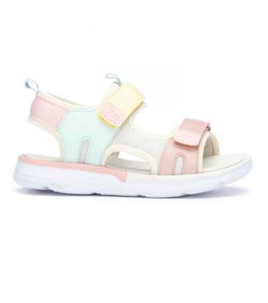 SANDALIA NIÑA TEXTIL BEIGE