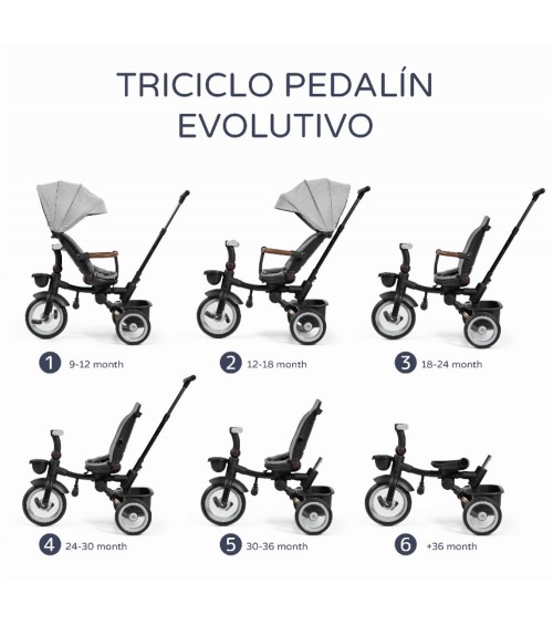 Triciclo evolutivo plegable y reclinable 22004