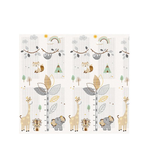 Alfombra  reversible 180x200x1.5 Cm Elefante 8911