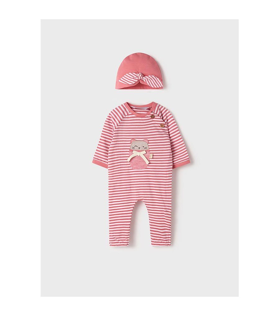 PIJAMA MANTA PARA BEBE NIÑA YATSI 22200611 Talla 12 Color ROSA CLARO