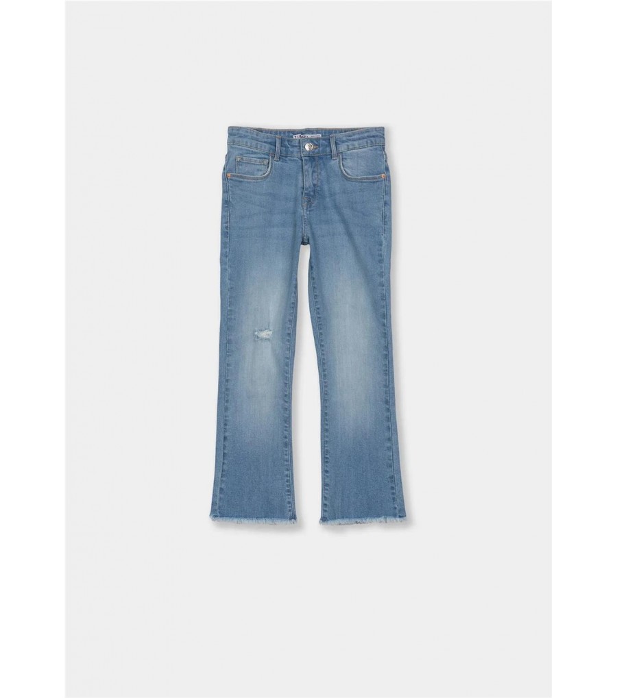 JEANS CROPPED FLARE PARA...