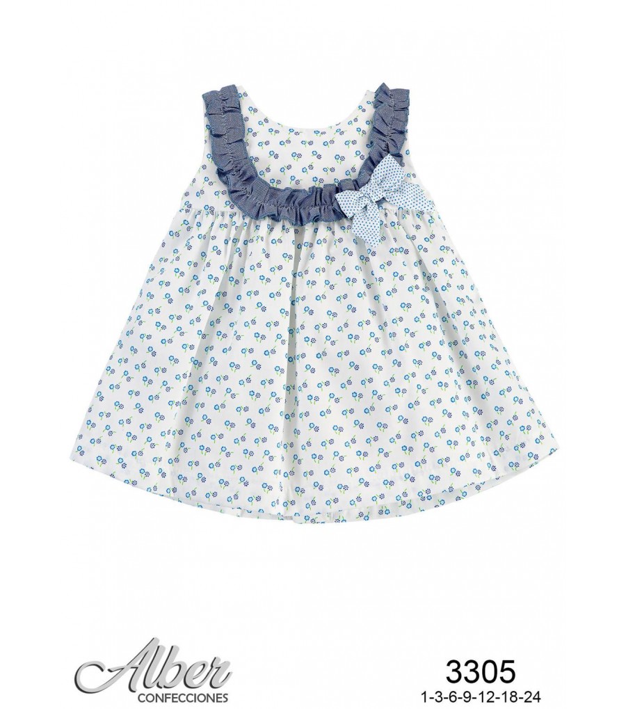VESTIDO DE FLORES PARA BEBE...