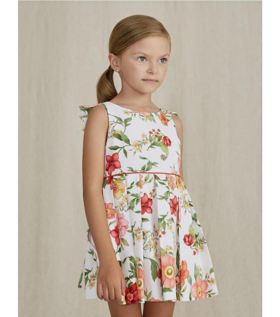 VESTIDO CREPE ESTAMPADO DE...