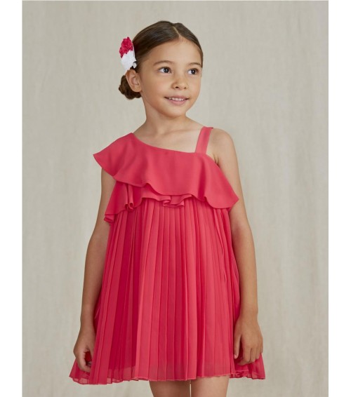 VESTIDO DE GASA PLISADO PARA CHICA ABEL AND LULA 5049