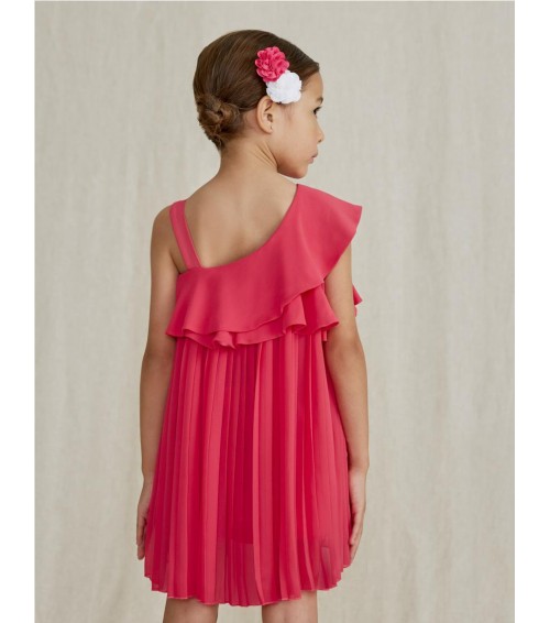 VESTIDO DE GASA PLISADO PARA CHICA ABEL AND LULA 5049