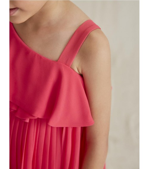 VESTIDO DE GASA PLISADO PARA CHICA ABEL AND LULA 5049