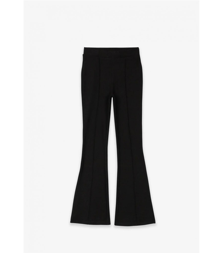 PANTALON FLARE TACTO SUAVE...