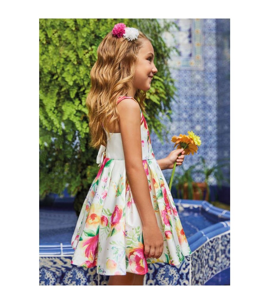 VESTIDO MIKADO ESTAMPADO...