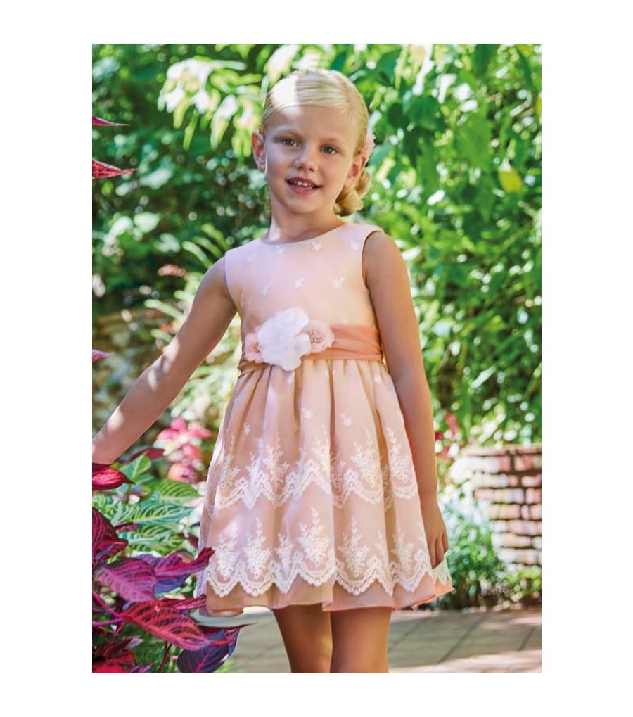 VESTIDO DE ORGANZA BORDADO...