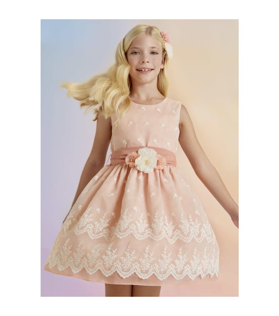 VESTIDO DE ORGANZA BORDADO... 2