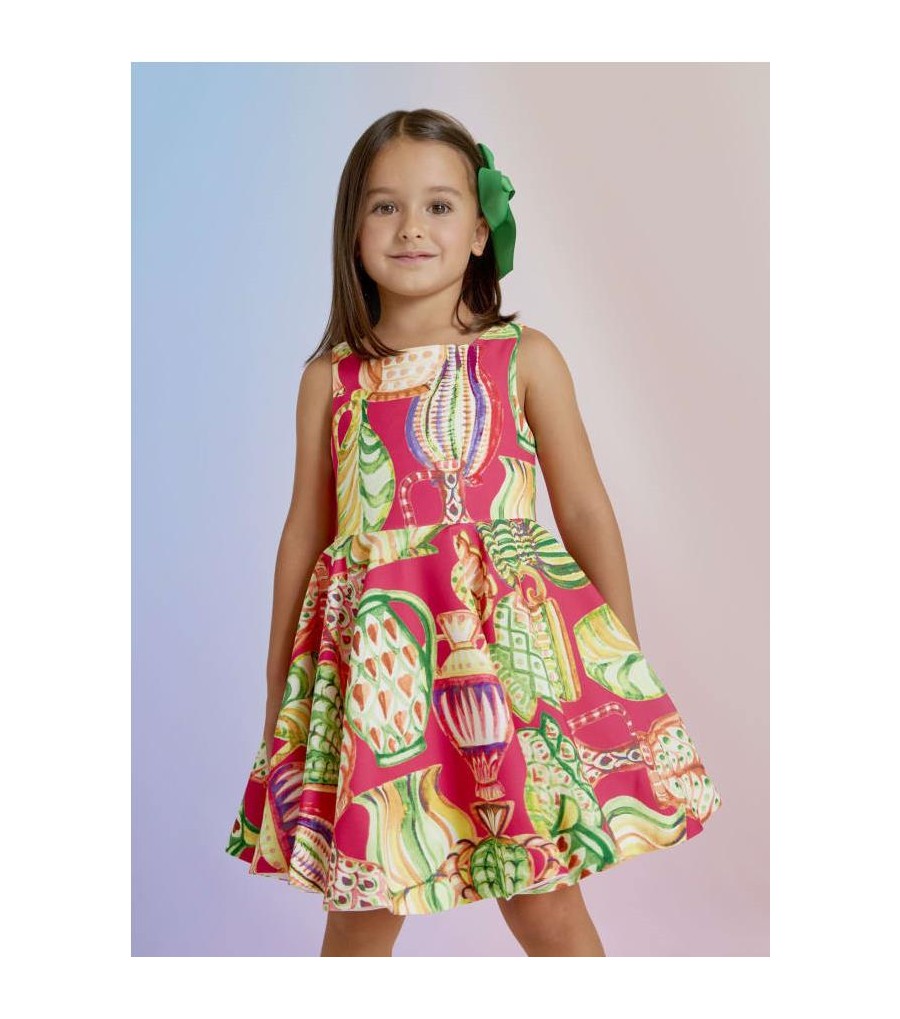 VESTIDO CREPE ESTAMPADO...