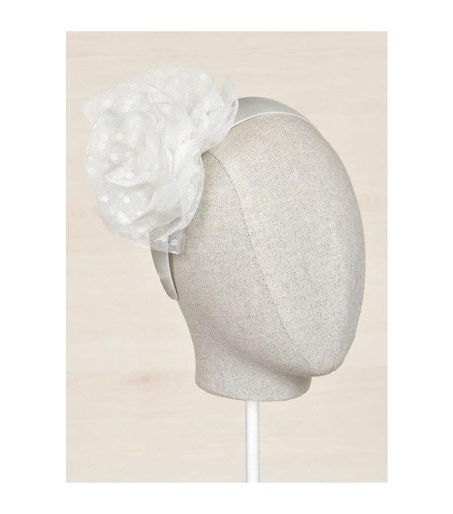 DIADEMA FLOR TUL PARA NIÑA... 2