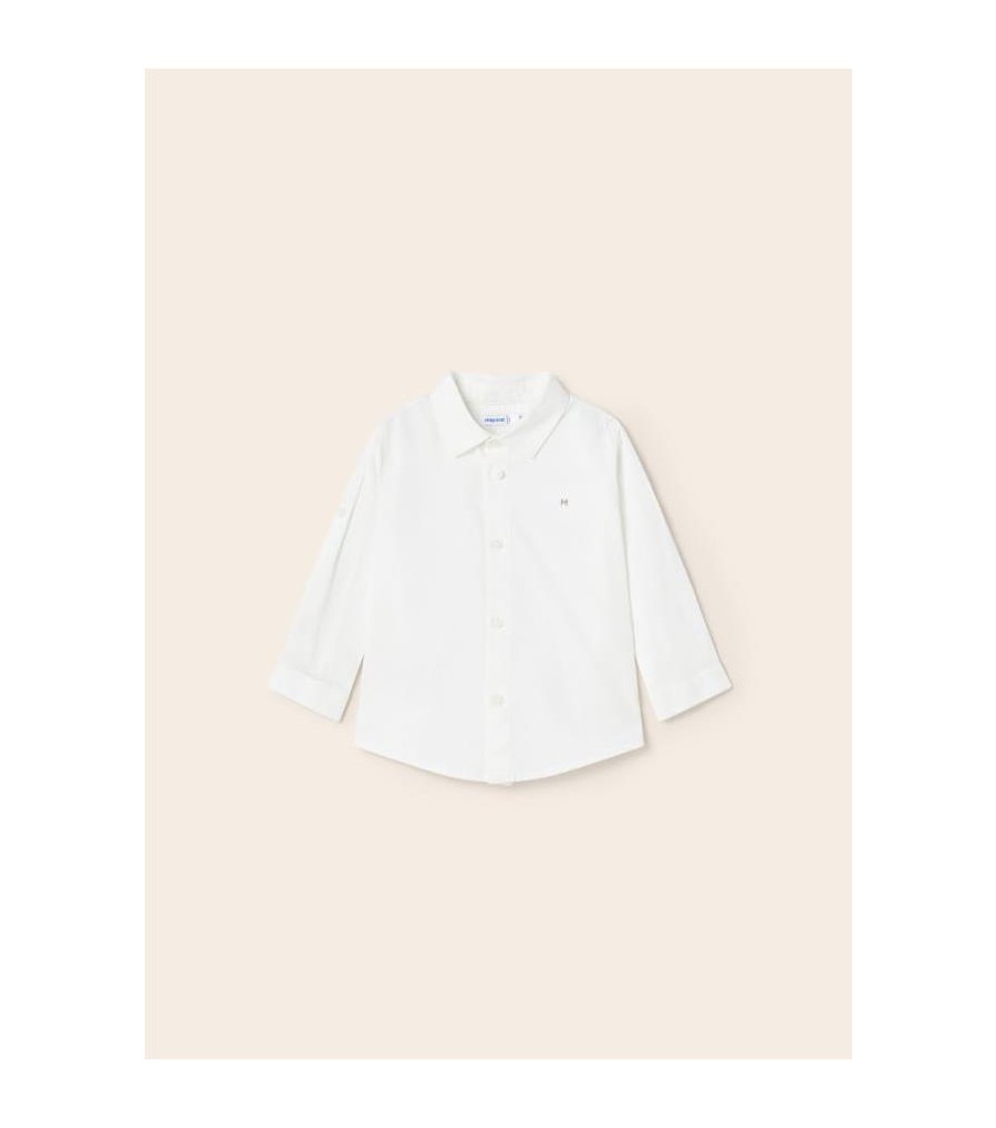 Camiseta Blanca Manga Larga Panadera Bebé Niño. Mayoral - Lalazada