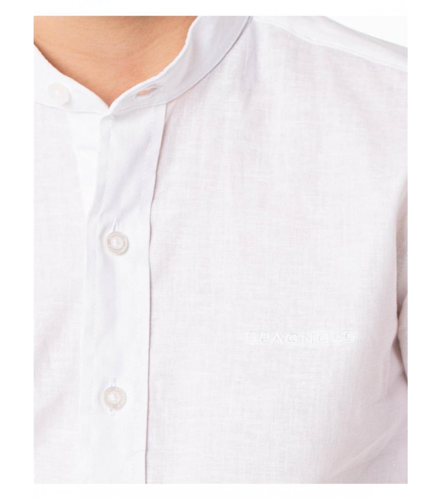 CAMISA LINO CUELLO MAO PARA... 2